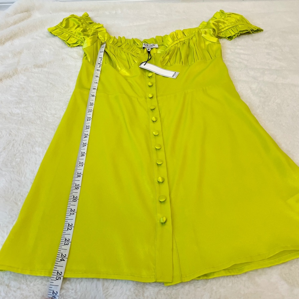 Frankie's Bikinis Neon Lime Mini Dress - Picture 10 of 11